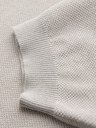 Ombre Clothing Herren Baumwoll-Poloshirt aus strukturiertem Strick - beige