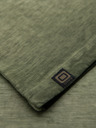 Ombre Clothing Herren Baumwoll-T-Shirt mit V-Ausschnitt und Used-Effekt - olivgrün