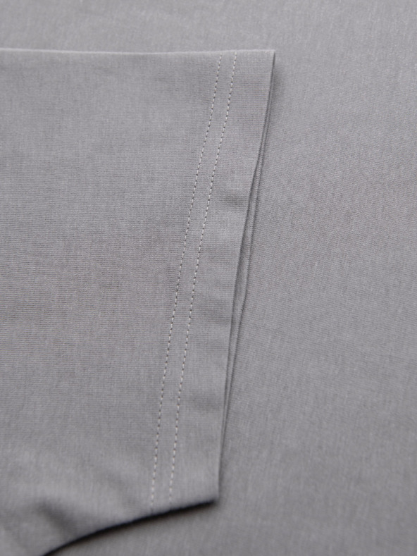 Ombre Clothing Herren klassisches Baumwoll-T-Shirt BASIC - grau