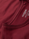 Ombre Clothing Herren klassisches Baumwoll-T-Shirt BASIC - bordeaux