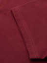 Ombre Clothing Herren klassisches Baumwoll-T-Shirt BASIC - bordeaux