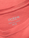 Ombre Clothing Herren klassisches Baumwoll-T-Shirt BASIC - koralle