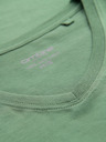 Ombre Clothing Klassisches Herren-Baumwoll-T-Shirt BASIC mit V-Ausschnitt - grün