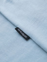 Ombre Clothing Herren klassisches Baumwoll-T-Shirt BASIC - hellblau