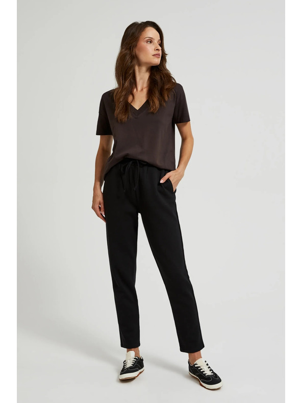 Moodo Braunes Damen T-Shirt