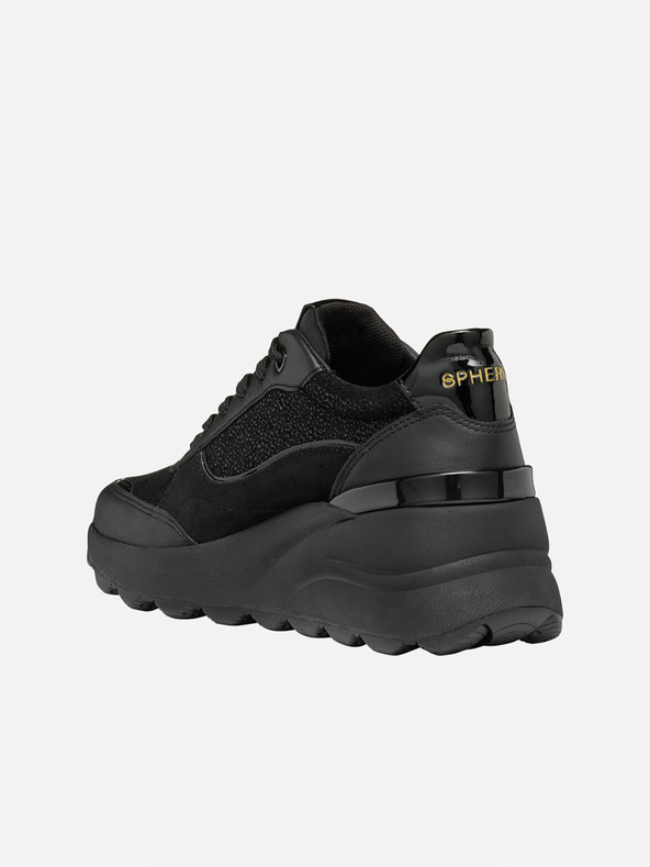 Geox Schwarze Damen-Sneaker Geox Spherica EC13