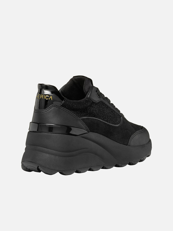 Geox Schwarze Damen-Sneaker Geox Spherica EC13