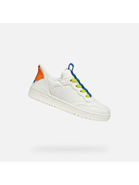 Geox Weiße Jungen-Sneaker Geox Washiba Fast In