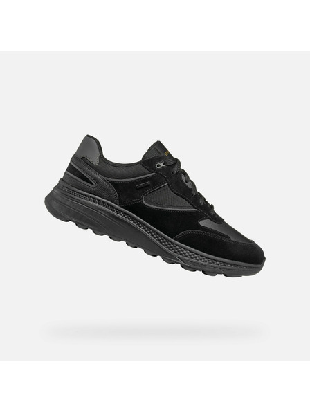 Geox Schwarze Herren-Turnschuhe Geox Spherica Actif X1