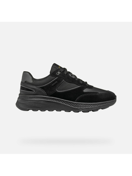 Geox Schwarze Herren-Turnschuhe Geox Spherica Actif X1