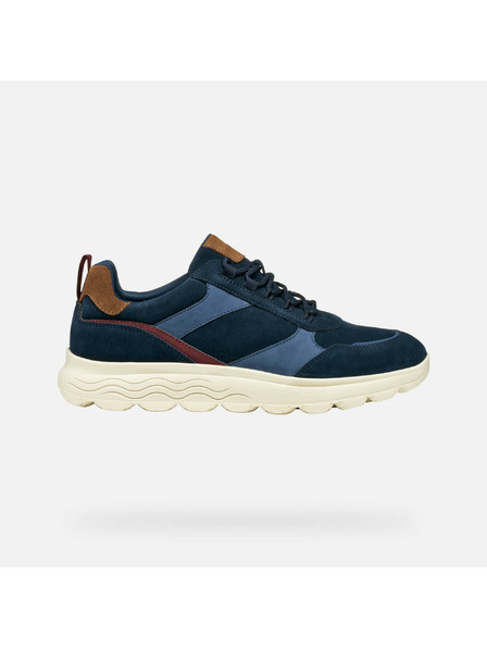 Geox Dunkelblaue Herren-Turnschuhe Geox Spherica