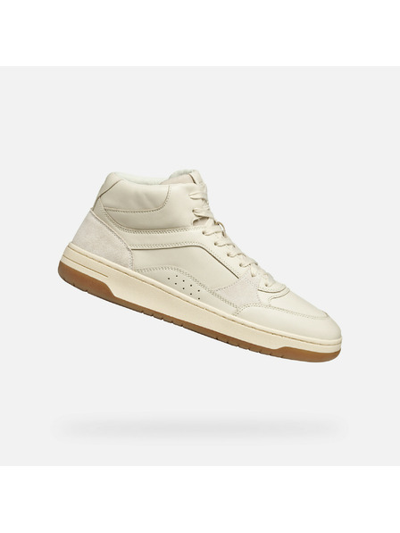 Geox Cremefarbene Herren-Sneaker Geox Sedral Court