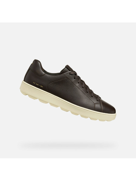 Geox Dunkelbraune Herren-Sneaker Geox Spherica ECUB-1