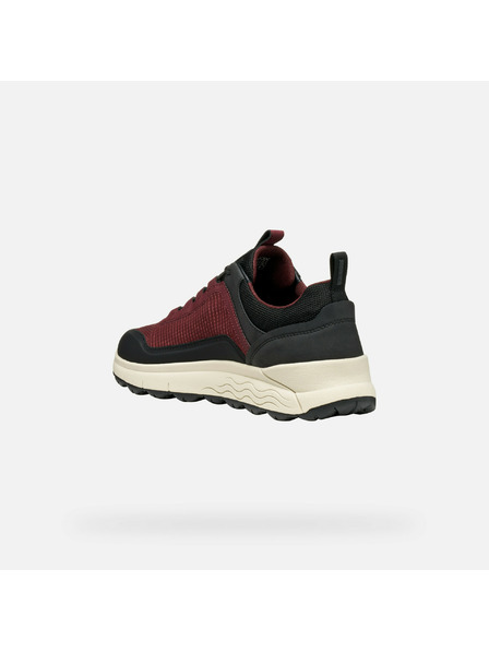 Geox Weinrote Herren-Sneaker Geox Spherica 4X4 ABX