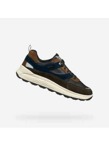 Geox Dunkelbraune Herren-Sneaker Geox Spherica 4X4 B ABX