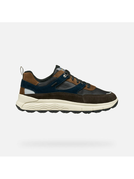 Geox Dunkelbraune Herren-Sneaker Geox Spherica 4X4 B ABX
