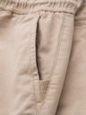 Ombre Clothing Herren Cargo-Shorts mit elastischem Bund - Beige