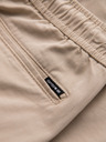 Ombre Clothing Herren Cargo-Shorts mit elastischem Bund - Beige