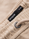Ombre Clothing Herren Cargo-Shorts mit elastischem Bund - Beige
