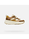 Geox Hellbraune Damen-Sneaker Geox Diamanta
