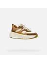 Geox Hellbraune Damen-Sneaker Geox Diamanta