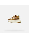 Geox Hellbraune Damen-Sneaker Geox Diamanta