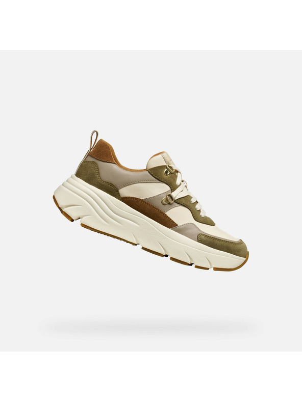 Geox Khaki Damen-Sneaker Geox Diamanta