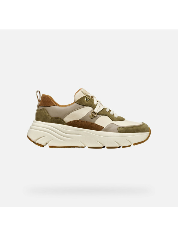 Geox Khaki Damen-Sneaker Geox Diamanta