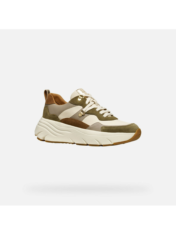 Geox Khaki Damen-Sneaker Geox Diamanta
