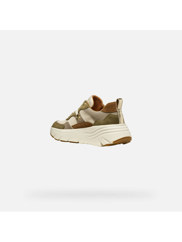 Geox Khaki Damen-Sneaker Geox Diamanta