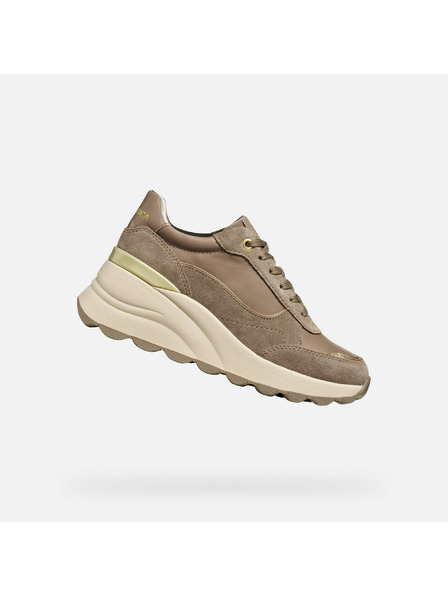 Geox Geox Spherica EC13 Beige Damen Turnschuhe