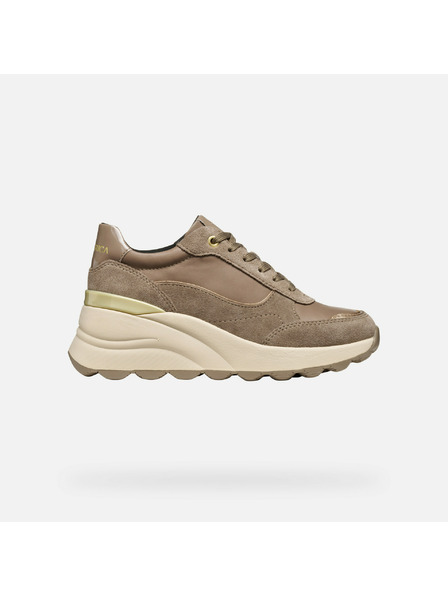 Geox Geox Spherica EC13 Beige Damen Turnschuhe