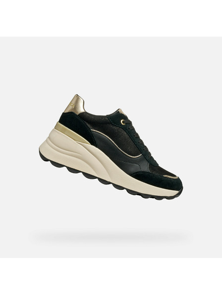 Geox Schwarze Damen-Sneaker Geox Spherica EC13