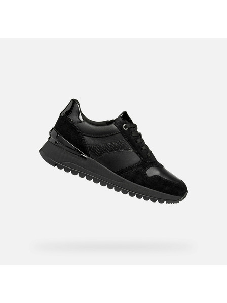 Geox Schwarz Damen Geox Desya Turnschuhe