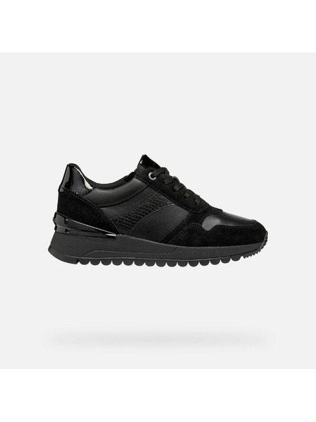 Geox Schwarz Damen Geox Desya Turnschuhe