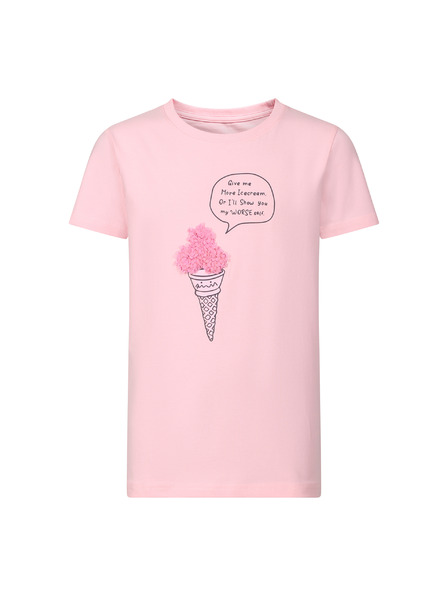 NAX Kinder-Baumwoll-T-Shirt nax NAX OMESO pink