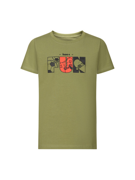 NAX Kinder-Baumwoll-T-Shirt nax NAX OMESO schildkrötengrün