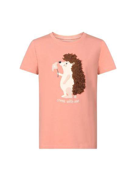 NAX Kinder-Baumwoll-T-Shirt nax NAX OMESO coral mandel