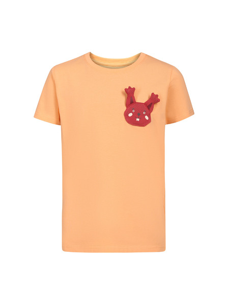NAX Kinder-Baumwoll-T-Shirt nax NAX OMESO pfirsich