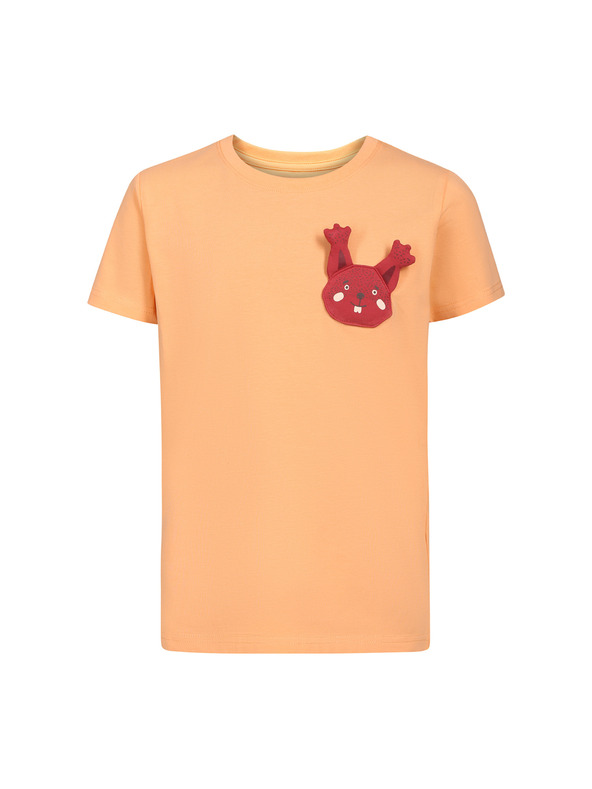 NAX Kinder-Baumwoll-T-Shirt nax NAX OMESO pfirsich