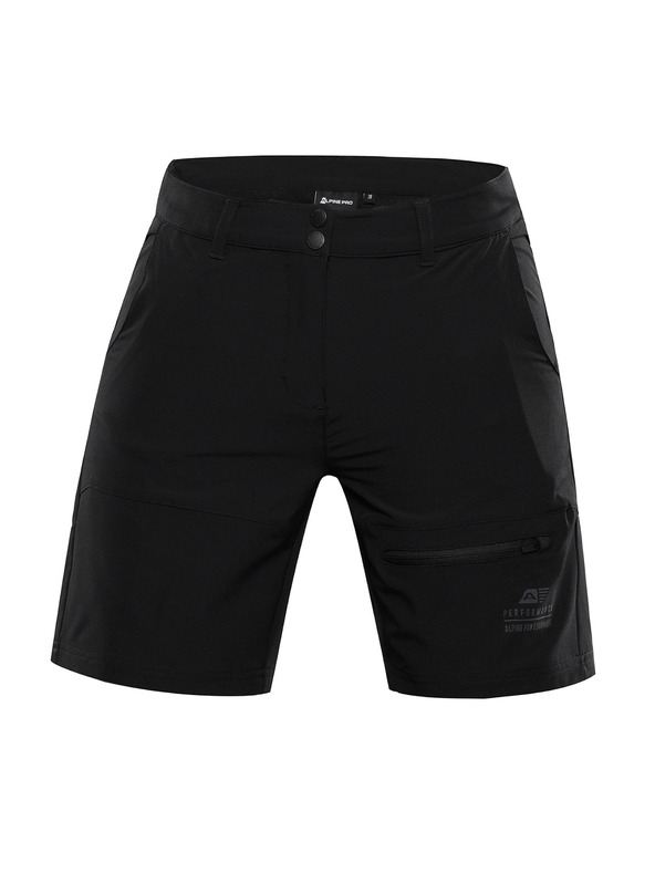 ALPINE PRO Damen-Softshell-Shorts ALPINE PRO BAKA schwarz