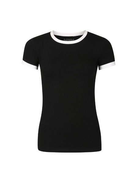 NAX Damen-Baumwoll-T-Shirt nax NAX GRELO black