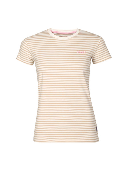 NAX Damen-Baumwoll-T-Shirt nax NAX AWENA white pepper