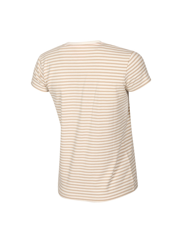 NAX Damen-Baumwoll-T-Shirt nax NAX AWENA white pepper