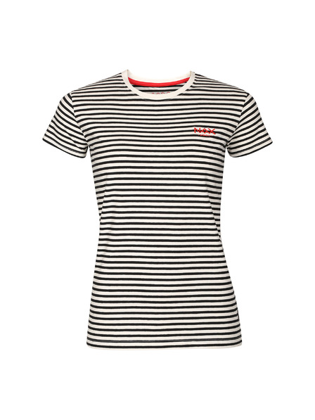 NAX Damen-Baumwoll-T-Shirt nax NAX AWENA black