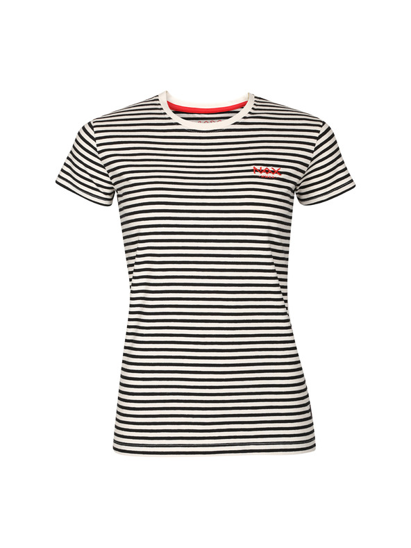 NAX Damen-Baumwoll-T-Shirt nax NAX AWENA black