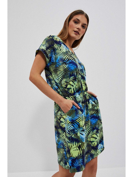 Moodo Dunkelblau Damenkleid