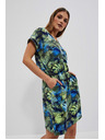 Moodo Dunkelblau Damenkleid