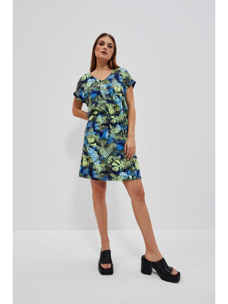 Moodo Dunkelblau Damenkleid
