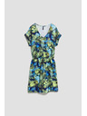 Moodo Dunkelblau Damenkleid
